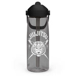 Flip straw water bottle