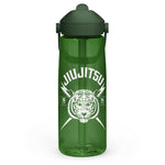 Flip straw water bottle