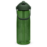 Flip straw water bottle