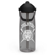 Flip straw water bottle