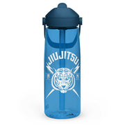 Flip straw water bottle